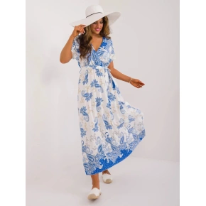 Dámské šaty DHJ SK 19276.10X Tmavě modrá s bílou - FPrice