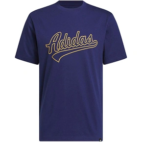 Pánské tričko adidas Varsity Tailsweep Graphic, tmavě modré  KH0387
