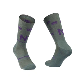 Cyklistické ponožky NORTHWAVE Type Sock, šedé Cyklistické ponožky NORTHWAVE Type Sock, šedé