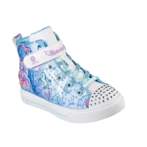 Boty Skechers S Lights Twinkle Sparks Unicorn Daydream Jr 314800L-BLMT