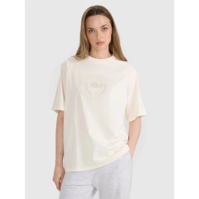 Dámské tričko oversize s potiskem 4F 4FRSS25TTSHF2791-11S Dámské tričko oversize s potiskem 4F 4FRSS25TTSHF2791-11S