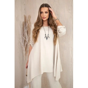 Dámský komplet 1025A tmavě béžový - Kesi