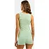 Koszulka damska Odlo PERFORMANCE X-LIGHT BL TOP v-neck singlet zielona