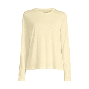 Dámské tréninkové tričko Casall Soft Texture Long Sleeve, žluté