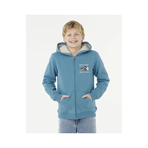 Mikina RIP CURL HAZE & TUBE LINED Z/T HOOD-BOY modrá Mikina RIP CURL HAZE & TUBE LINED Z/T HOOD-BOY modrá