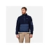 Mikina Rossignol Fleece Anorak, tmavě modrá