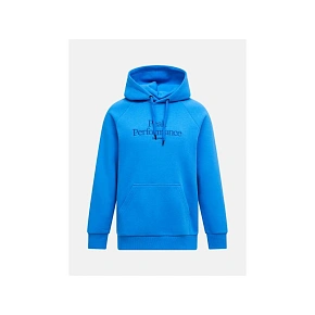 Pánská mikina PEAK PERFORMANCE M Original Hood, modrá barva Pánská mikina PEAK PERFORMANCE M Original Hood, modrá barva
