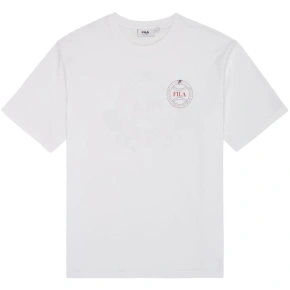 Pánské tričko Fila Parella white FAM1108 10001 pánské