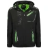 Geographical Norway pánská softshellová bunda ROYAUTE BLACK / GREEN DB MEN 068 BLACK / GREEN (WY8026H/GN-NOIR / VERT)