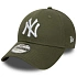 Kšiltovka New Era 9FORTY MLB NY New York Yankees olivová – 80636010
