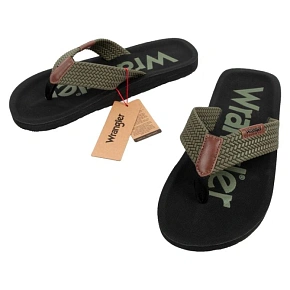 Pánské žabky Wrangler Zane Flipflop zelené žabky Pánské žabky Wrangler Zane Flipflop zelené žabky