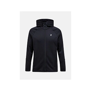 Mikina PEAK PERFORMANCE M Rider Essentials Zip Hood, černá Mikina PEAK PERFORMANCE M Rider Essentials Zip Hood, černá