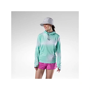 Dámská mikina ROSSIGNOL W Westweg Sun Hoodie, zelená Dámská mikina ROSSIGNOL W Westweg Sun Hoodie, zelená