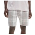 Pánské kraťasy na spaní NM2179E 1MQ - šedá/bílá - Calvin Klein