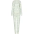 Dámské pyžamo 88232-800-2 zelenobílé - Pastunette