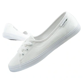 Lacoste boty dámské sportovní tenisky Median ballerina white dámské