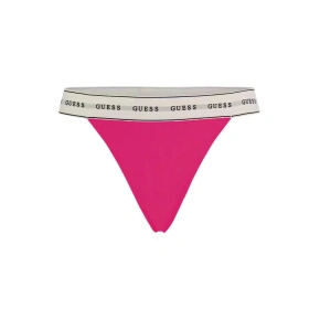Dámské tanga O2BE04KBBU1 EXR malinová - Guess