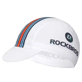 Cyklistická čepice Rockbros MZ10022 s kšiltem – bílá