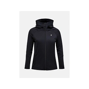 Mikina PEAK PERFORMANCE W Rider Essentials Zip Hood, černá Mikina PEAK PERFORMANCE W Rider Essentials Zip Hood, černá