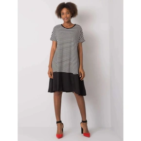 Dámské šaty TO-SK-1630.71P Černá s bílou - FPrice