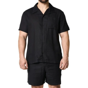 Plážové tričko BOSS Vida_Shirt NERO (50540154-001)