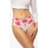 Kalhotky Peony Hipster Hiphuggers bílo-červené - Julimex