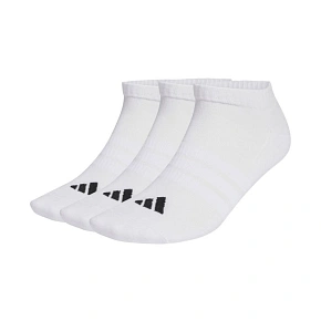 Adidas Cushioned Essentials Low Cut ponožky 3 páry bílé JZ0535 Adidas Cushioned Essentials Low Cut ponožky 3 páry bílé JZ0535
