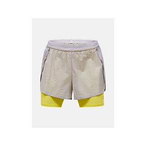 Dámské šortky PEAK PERFORMANCE W Discover 2-In-1 Shorts, šedé Dámské šortky PEAK PERFORMANCE W Discover 2-In-1 Shorts, šedé