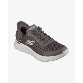 Skechers Slip-Ins: Go Walk Flex – Hands Up, hnědé (216324-WW/BRN)