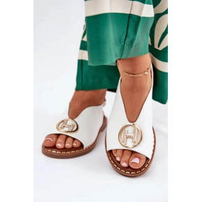 Dámské sandály A8229 bílé - Yolera