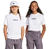 Bílé dětské tričko adidas Essentials JC9747