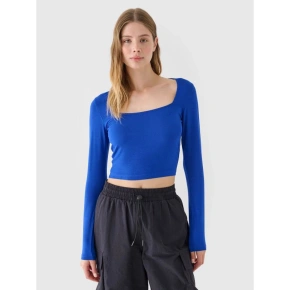 Dámské hladké tričko s dlouhým rukávem 4F 4FRSS24TLONF499-36S Dámské hladké tričko s dlouhým rukávem 4F 4FRSS24TLONF499-36S