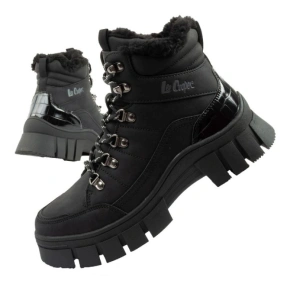 Lee Cooper dámská sportovní obuv zimní trekingová zateplená černá vysoká dámské