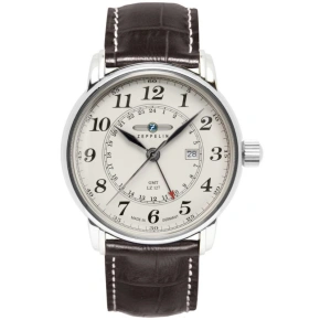 ZEPPELIN Pánské hodinky LZ127 Graf Zeppelin GMT 7642-5 + BOX ZEPPELIN Pánské hodinky LZ127 Graf Zeppelin GMT 7642-5 + BOX