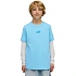 Puma ESS Small No.1 Logo Centered Tee blue 692975 45 dětské tričko
