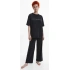 Dámské pyžamo QS6916E UB1 černá - Calvin Klein
