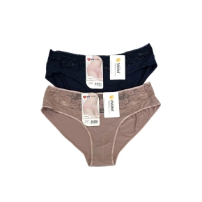 Dámské kalhotky 26097 A'2 béžová/černá - DC Girl