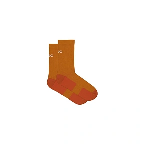Cyklistické ponožky POC Motion MTB Socks, hnědé