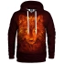 Unisex mikina s kapucí Fire Wolf 1826397 H-K AFD888 červená- Aloha From Deer