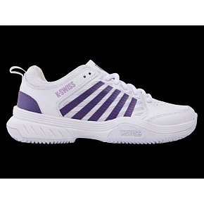 Tenisky K-swiss COURT EXPRESS 2 CLAY WHITE/PURPLE HAZE/NEON LAVENDER-M (94429-151-M)