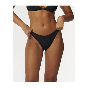 Plavky RIP CURL Premium Surf Hi Leg Skimpy, černé Plavky RIP CURL Premium Surf Hi Leg Skimpy, černé