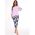 Dámské pyžamo 389/463 Natalie 2 7/8 lila - Cornette