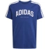 Dětské tričko adidas Codes Collegiate Graphic námořnická modrá JL6138