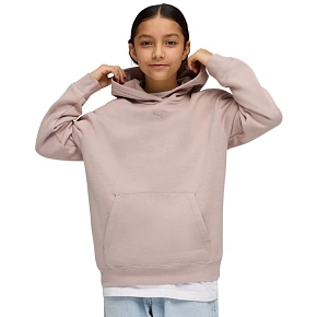 Dětská mikina Puma ESS Centered Cat Logo Relaxed Hoodie pink 692973 89