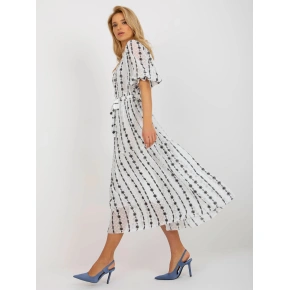 Dámské šaty LK SK 508963 1.38 Bílá s černou - Lakerta
