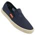 Pánské slip-on polobotky Bugatti TT153055 tmavě modré espadrilky