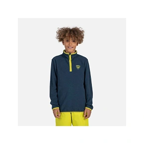 Mikina Rossignol Jr Strawpile Fleece Hz, tmavě modrá