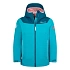 Trollkids Bergen Nepromokavá bunda aquamarine mist/port blue/peach mellow (611-137)