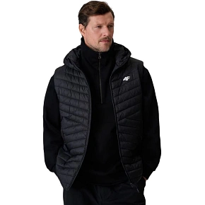 Pánská vesta 4F M344 deep black 4FWSS26TVJAM344 20S pánské
