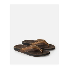 Plážové žabky RIP CURL Bell.S Leather Open Toe, hnědé Plážové žabky RIP CURL Bell.S Leather Open Toe, hnědé